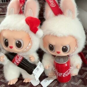 Pop Mart Labubu Coca-Cola Plush Set of 2 - open box